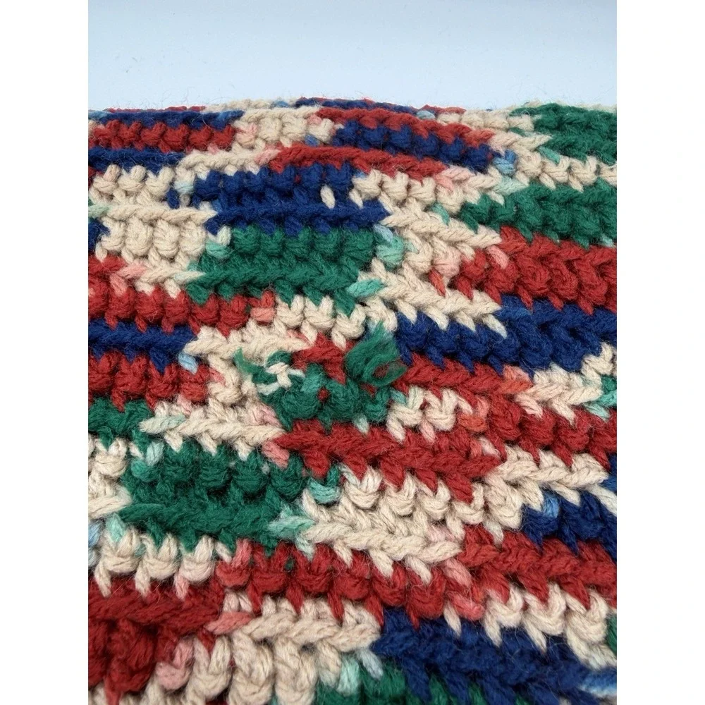 🧶✨ Vintage Atelier Inge Crochet Afghan Blanket – 60